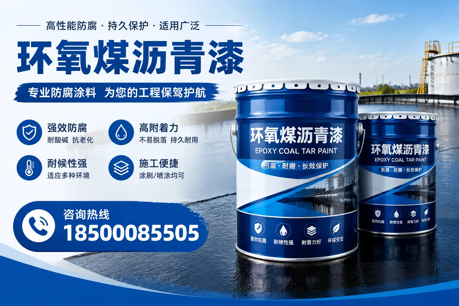 环氧煤沥青漆与其他漆类的比较，安康用户的选择依据